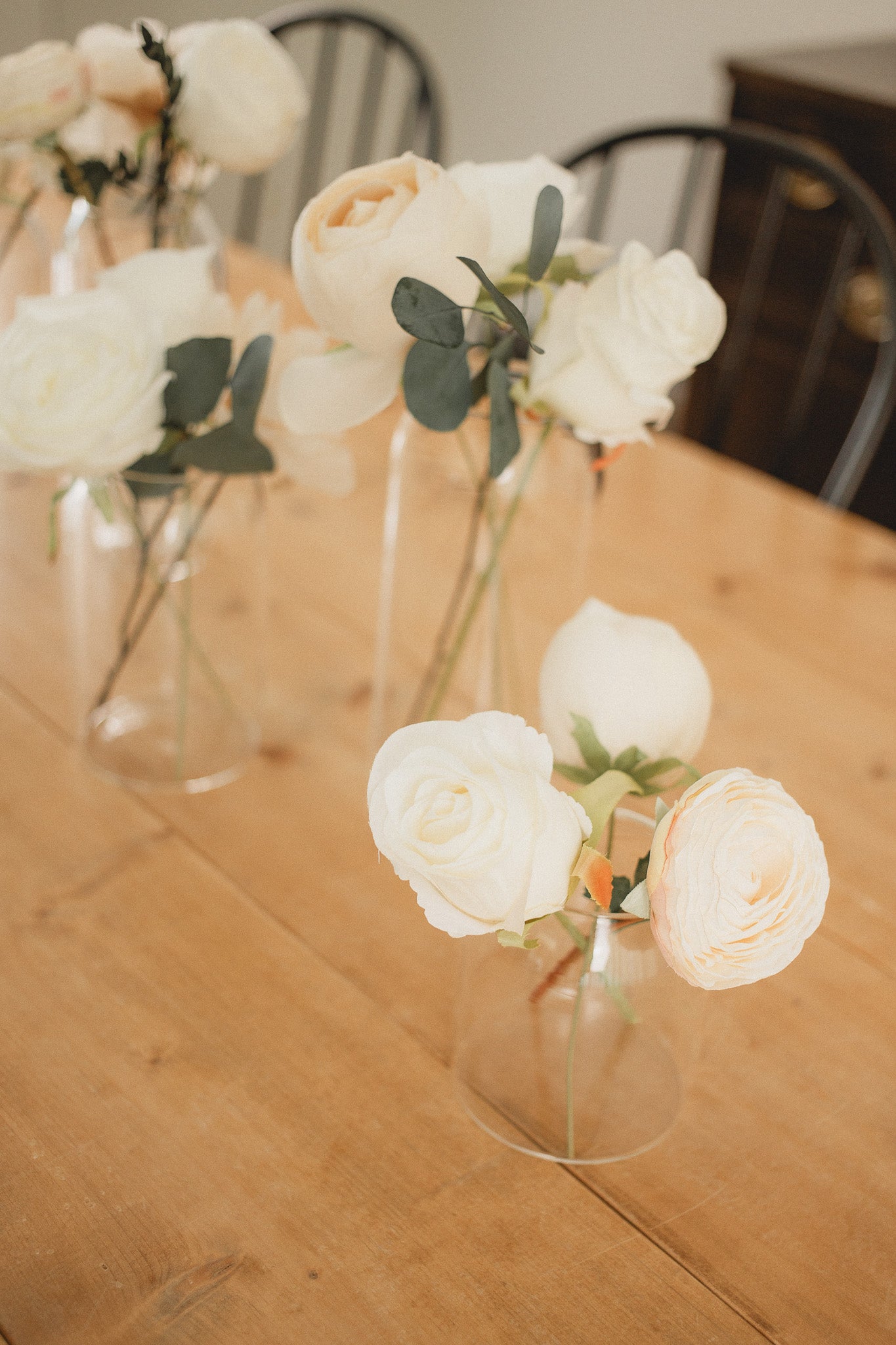 Mixed Vase Centrepiece Rental