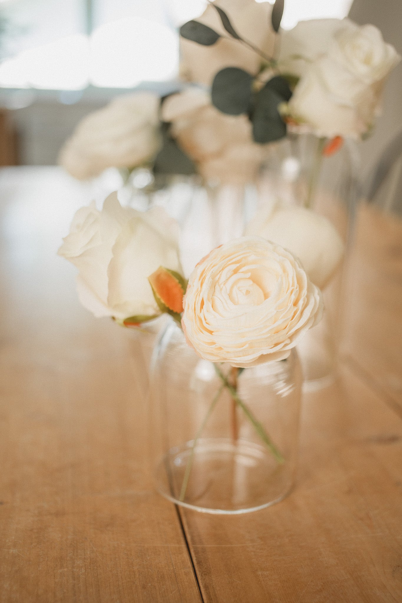 Mixed Vase Centrepiece Rental