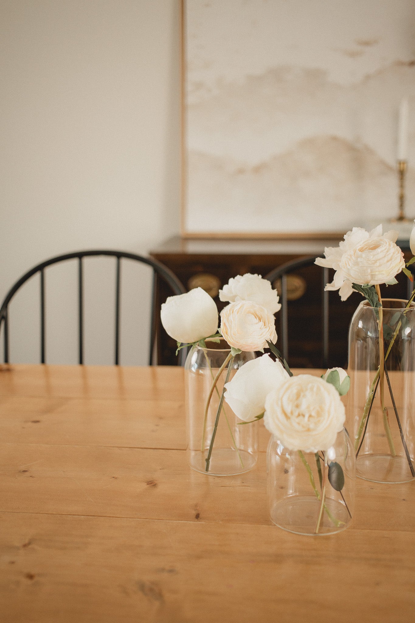 Mixed Vase Centrepiece Rental