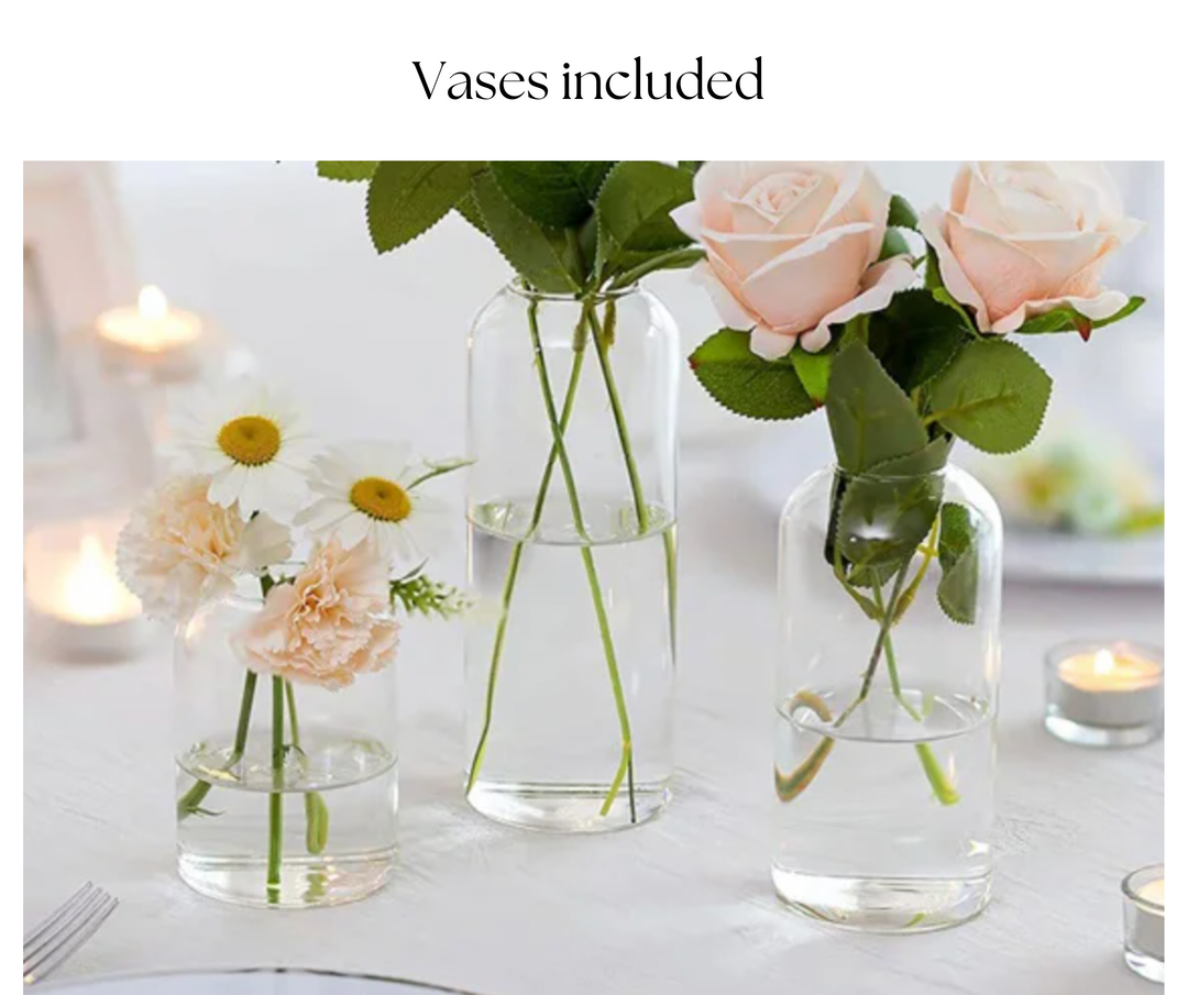 Mixed Vase Centrepiece Rental