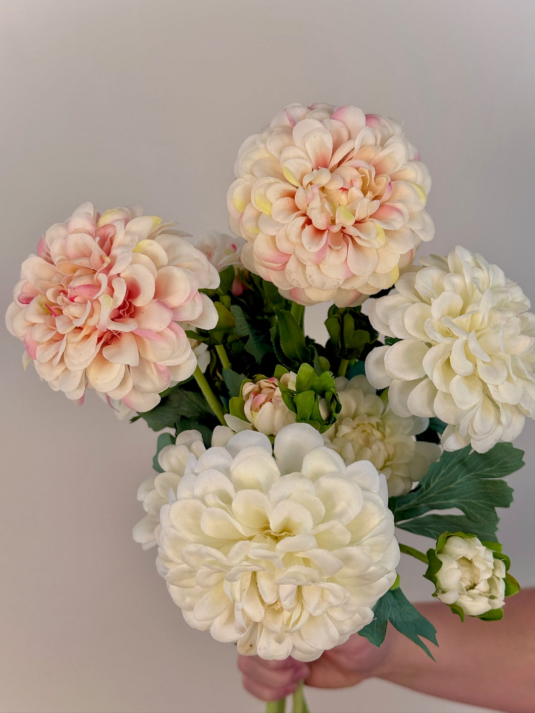 Real Touch Two Bloom Dahlia