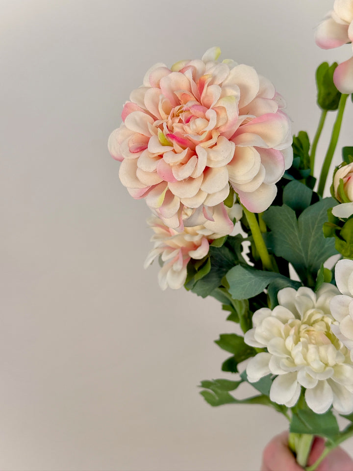 Real Touch Two Bloom Dahlia