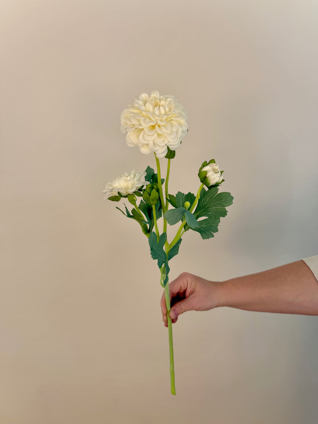 Real Touch Two Bloom Dahlia