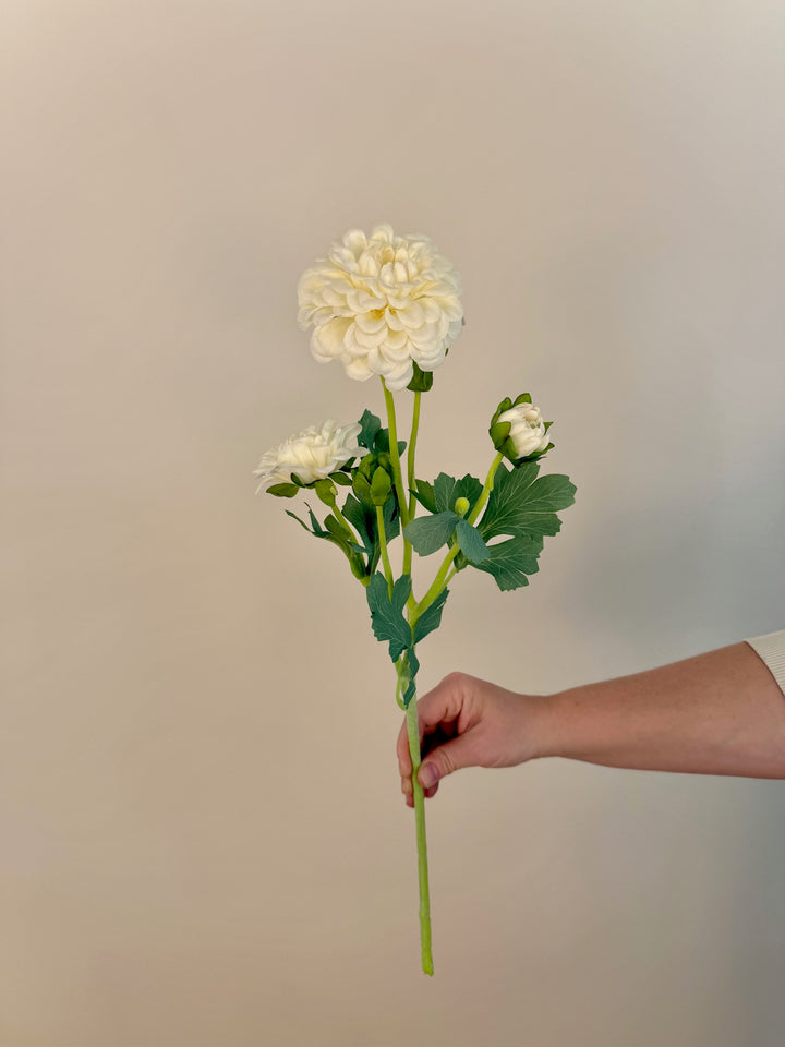 Real Touch Two Bloom Dahlia
