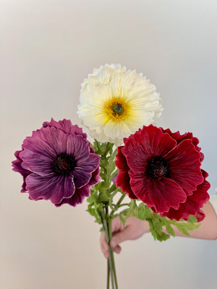 Real Touch Large Poppy